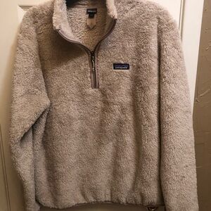 Patagonia Zip-Up Fleece in Cream